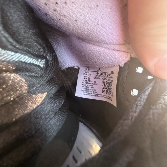 Jordan 5  Oreo size 5.5 GS - Picture 4 of 9